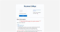 Desktop Screenshot of moodlerooms.keystone.edu